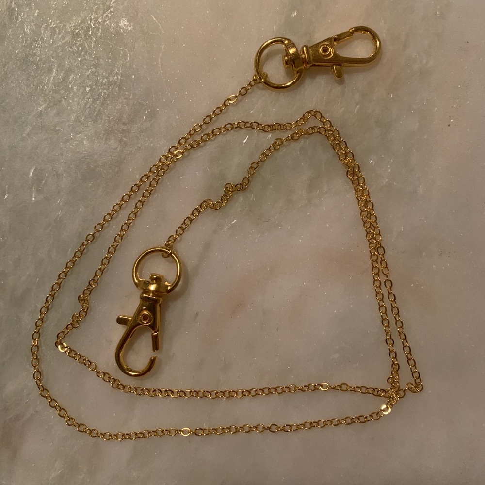 😷 (3/$25) Mask Chain - "The Gold Lobster"